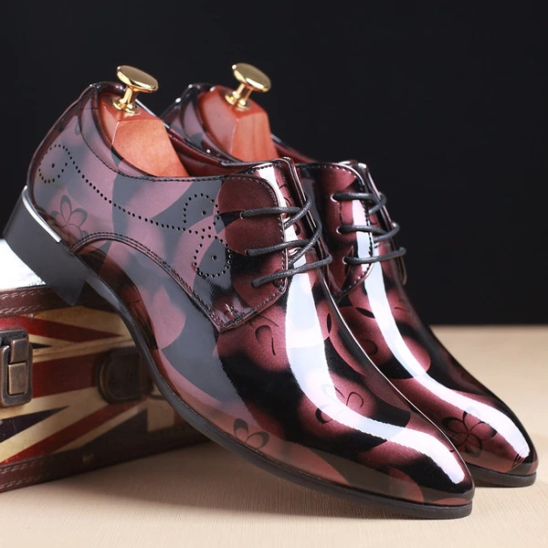 premium glossy Oxford shoes