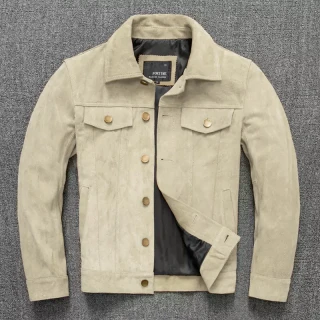 Men’s Genuine Suede Leather Jacket